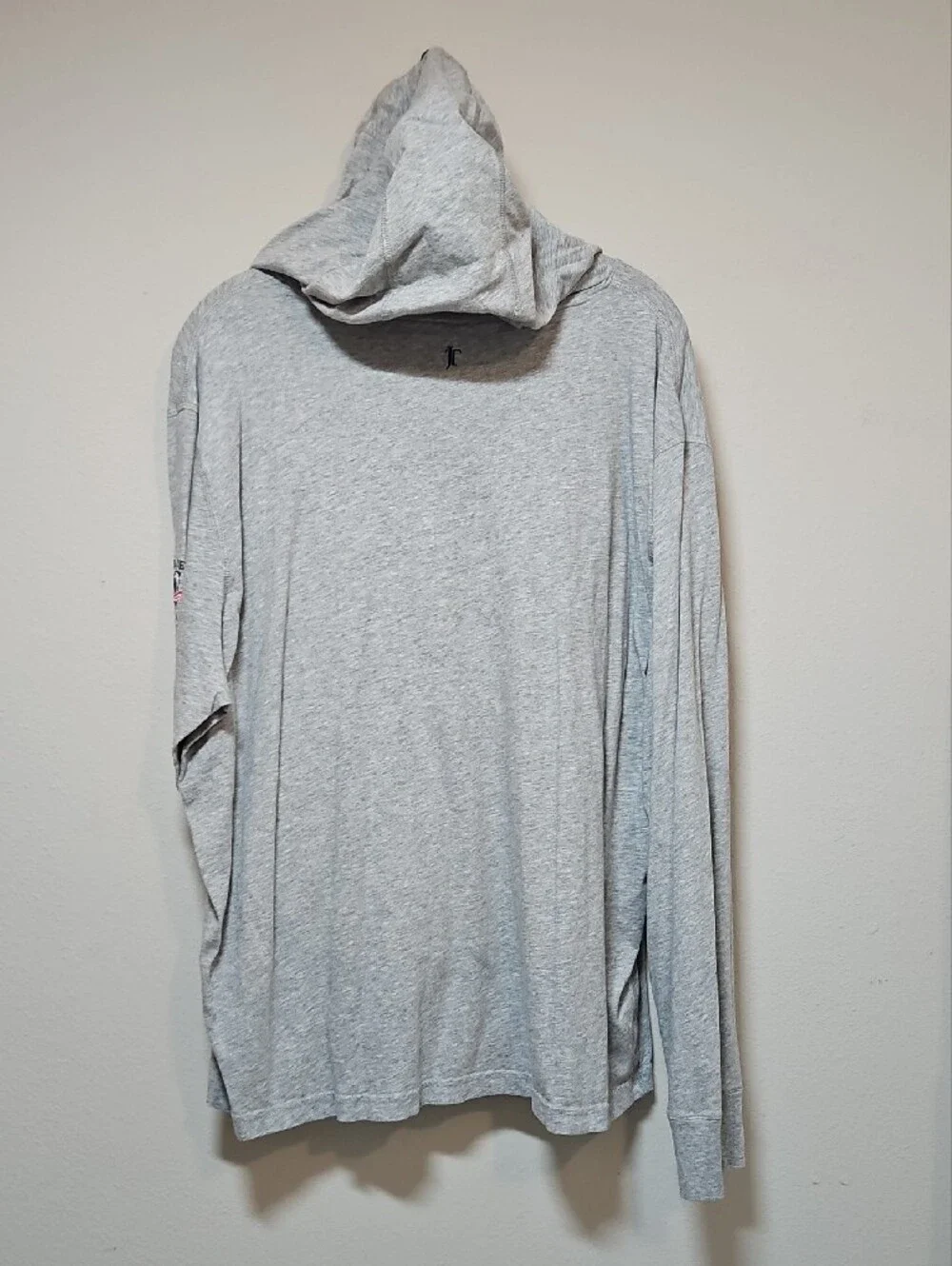 Polo by Ralph Lauren XL Light Gray Polo Bear Golf Hooded Long-Sleeve Shirt